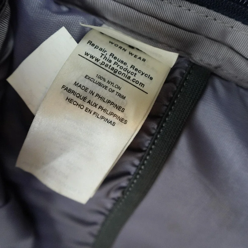 Patagonia Nine Trail Pack 14L Backpack XL Gray Nylon Hiking Hip Belt 48411